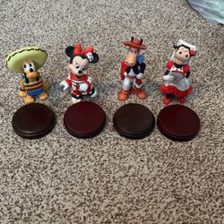 Disney Porcelain Collectible Figurines 