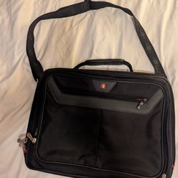 Swiss Army Brand Laptop Shoulder Bag Black 