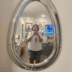 Silver Wall Mirror 