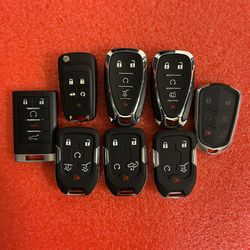 Car Keys for Buick, Cadillac, Chevrolet & GMC w/push start