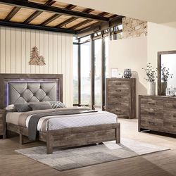 4-PCS Queen Size Bedroom Set In Offer 🔥🔥🔥
