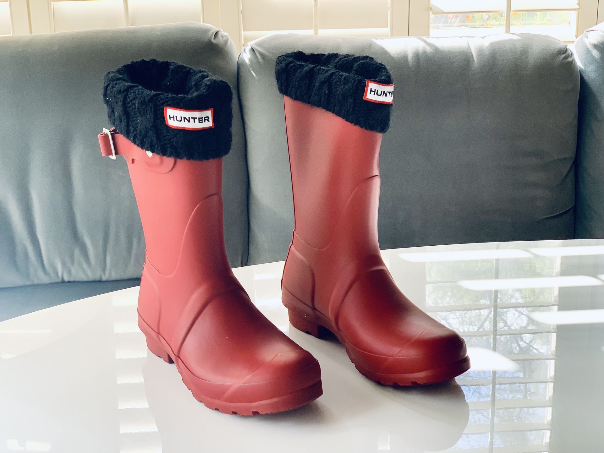 Hunter Women's Rain Boots Size 6 Red
