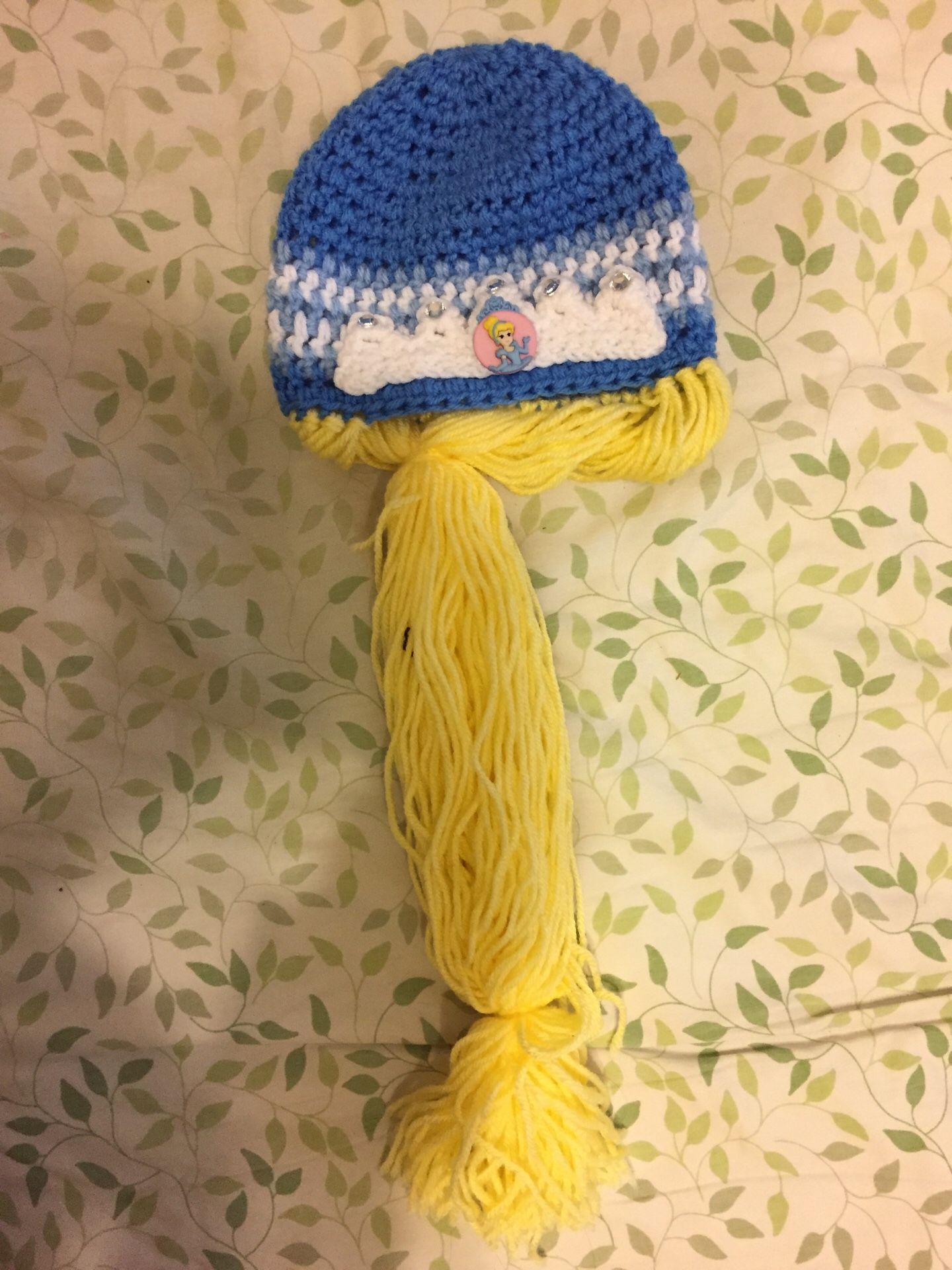 Girls Cinderella home made beanie