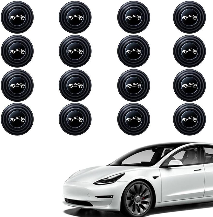 new Car Door Shock Absorber/Cushion/Shock Pad 16PCS, Universal Car Interior Exterior Accessories, Car Door Protection Sticker/Soundproof Stickers Abo