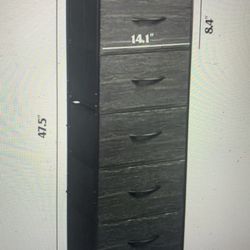 5 Drawer Dresser Unassembled