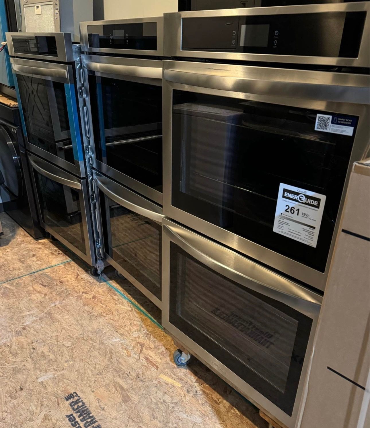 Ovens dobles Nuevos Frigidaire $650