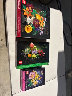 Lego Flower Sets - New