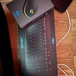 Logitech Keyboard & Mouse (negotiable)