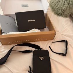 Prada Saffiano leather smartphone Bag