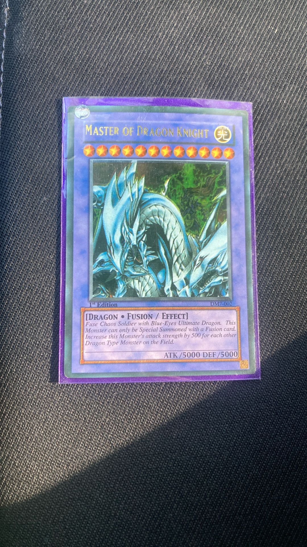 Yugioh First Edition Card