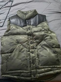 True Religion Camo Puffer vest