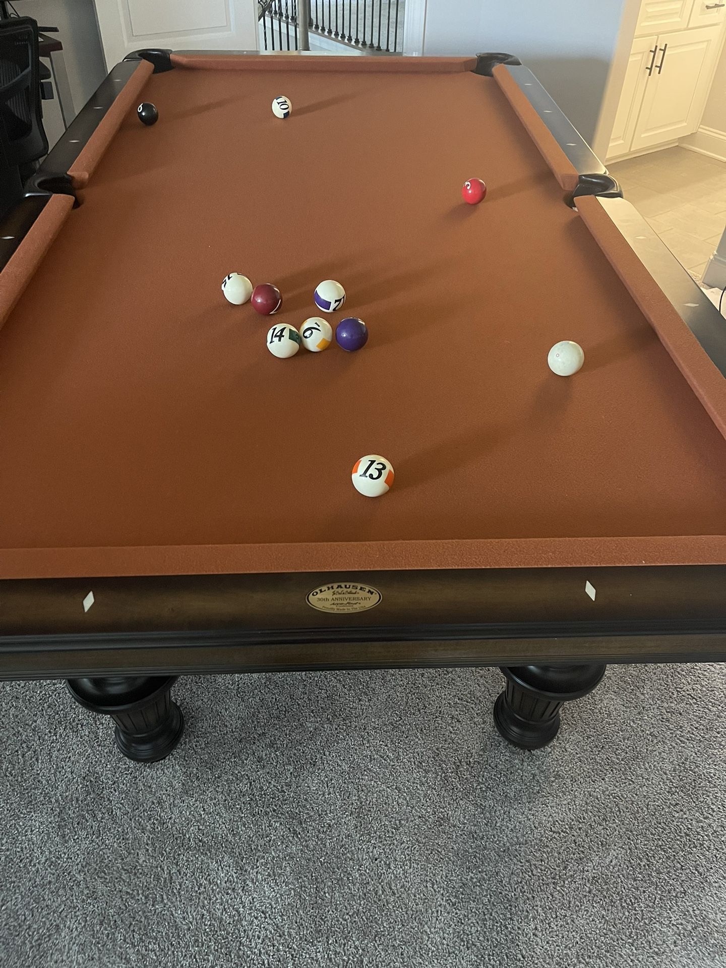 Olhausen 30th Anniversary Pool Table