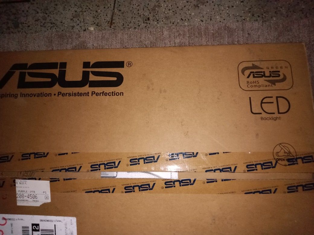 Computer Monitor + Keyboard