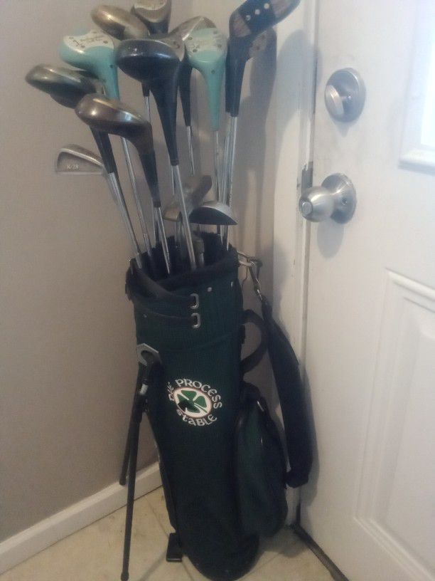 Used Golf Clubs And Bag For Sale