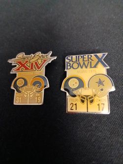 Super Bowl Pins 1980/1976