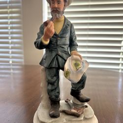 Lefton Shana Captain Figurine 7 Inches Tall Hand Painted Marked And Numbered