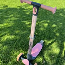 Yvolution Y Glider Kids 3-Wheel Scooter – Adjustable Height – Pink