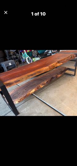 Gorgeous Real Mahogany Bench Custom Made $300 Gilbert And Ray Rd. Check All Pics And Offers.