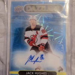 Jack Hughes Auto Card 