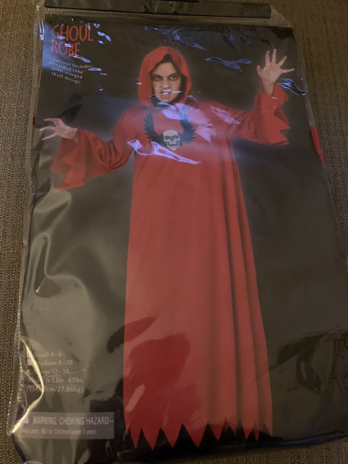 Costume Ghoul Robe size large 12-14 (new)