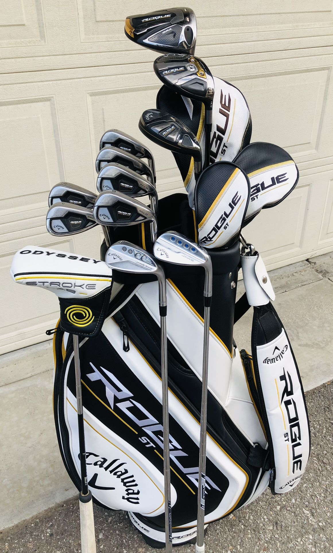 Callaway Rogue ST Golf Set Irons 5-PW with Callaway Rogue ST Max 10.5* Driver