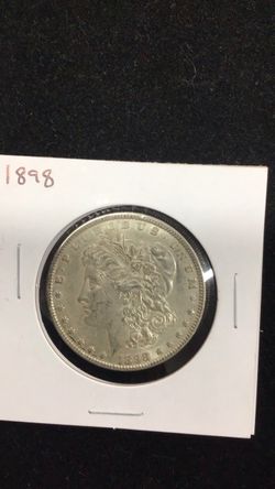 1898 Morgan Silver Dollar Silver Coin