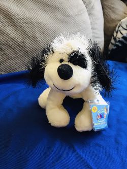 Ganz Webkinz Black & White Cheeky Dog
