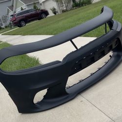 Scat Pack Charger front bumper NEW fits 2015 to 2022 Comes black primed ready to paint