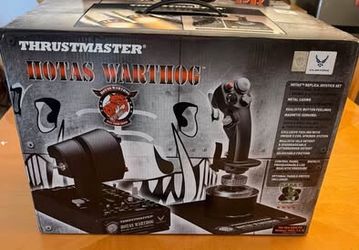 Thrustmaster HOTAS Warthog is an exact, high-end replica flight control system modeled after the U.S. Air Force A-10C attack aircraft, featuring a hea