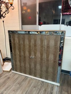 Designers Bar Cabinet 52 Wide, 46 Tall 19 Deep  Comes With Two Shelves Inside