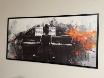 Large Piano Wall Art