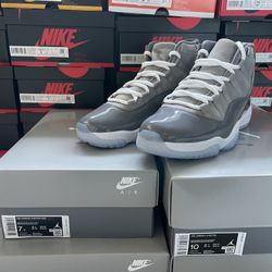 Nike Air Jordan 11 XI Cool Grey Men GS 7Y 10 11 Supreme Dunk Low Jordan 1 Bred Beluga