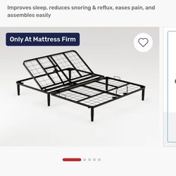 Sleepys Basic Adjustable Base queen bed frame