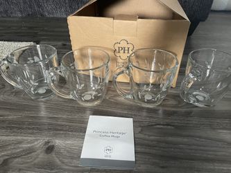 Princess House Princess Heritage Coffee Mugs 