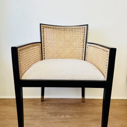 Wooden Wicker Deco Chair 