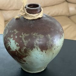 Beautiful Distressed Round Vase