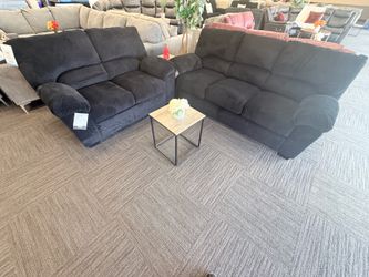Love seat and couch