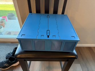 BCW blue 3200 card collectible card bin