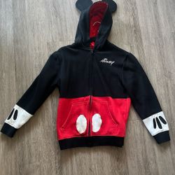 Mickey Mouse Boys Zip Up Hoodie