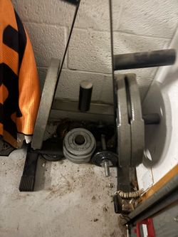 Weight Bench & Weight Set