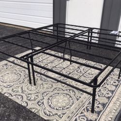 New KING  Size 18”h Smart Base Platform Bed Frame 