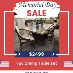 7 Pc Dining Table 