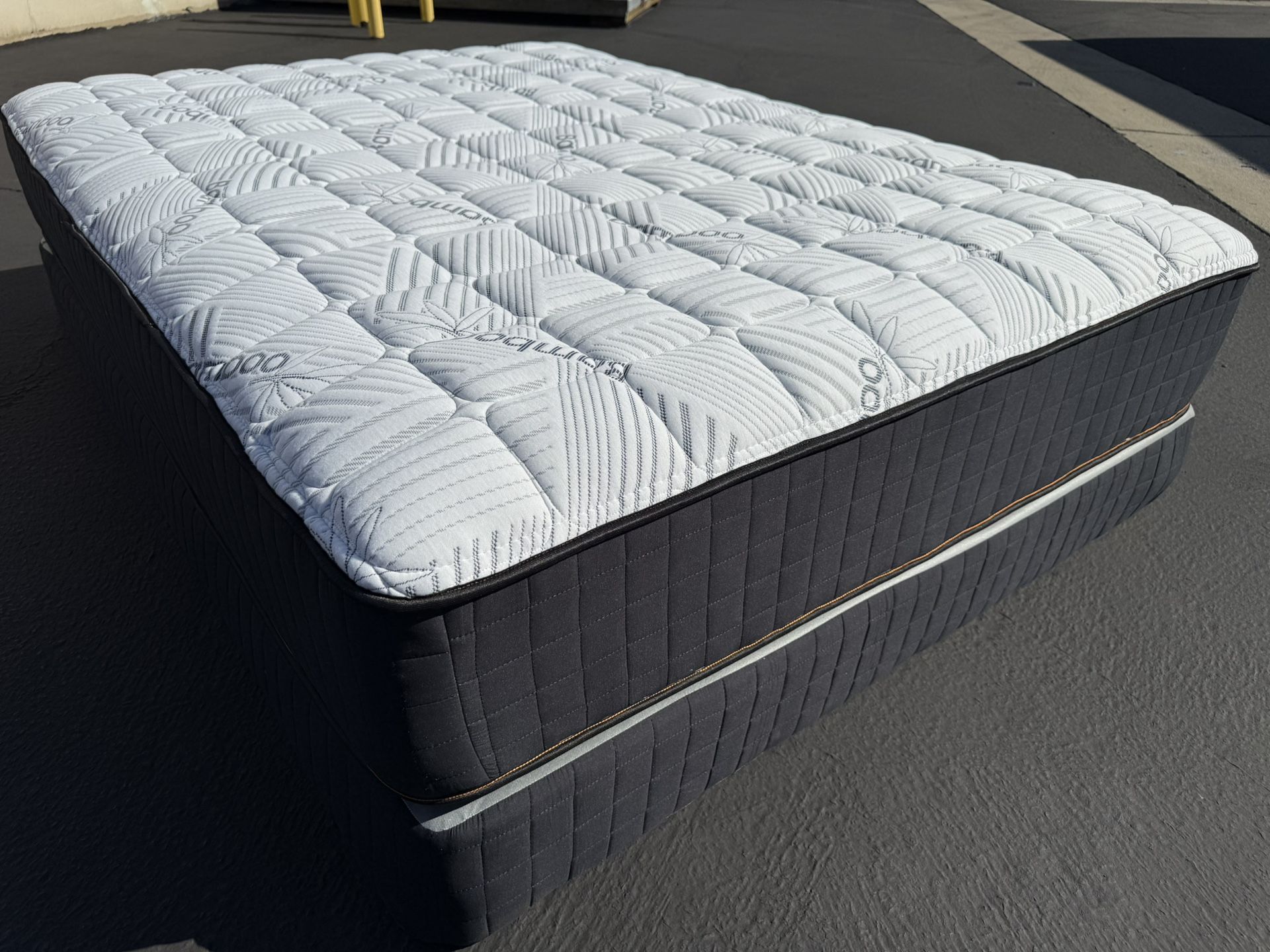 Queen Royal Bamboo Supreme Mattress And Boxspring!