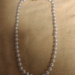 Antique Pearl Necklace 