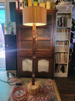 Handmade Upcycled Level Floor Lamp