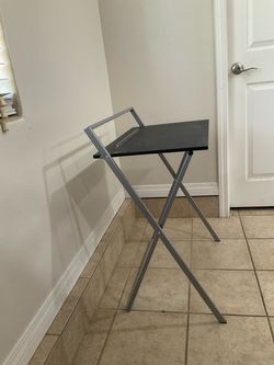 Black Folding Multi-Purpose Table – Space Saving