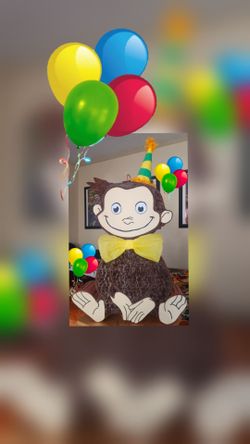 Pinata Curious george