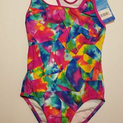 Girls Speedo 1 Piece Swimsuit