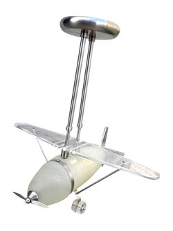 Art Deco Airplane Ceiling Light