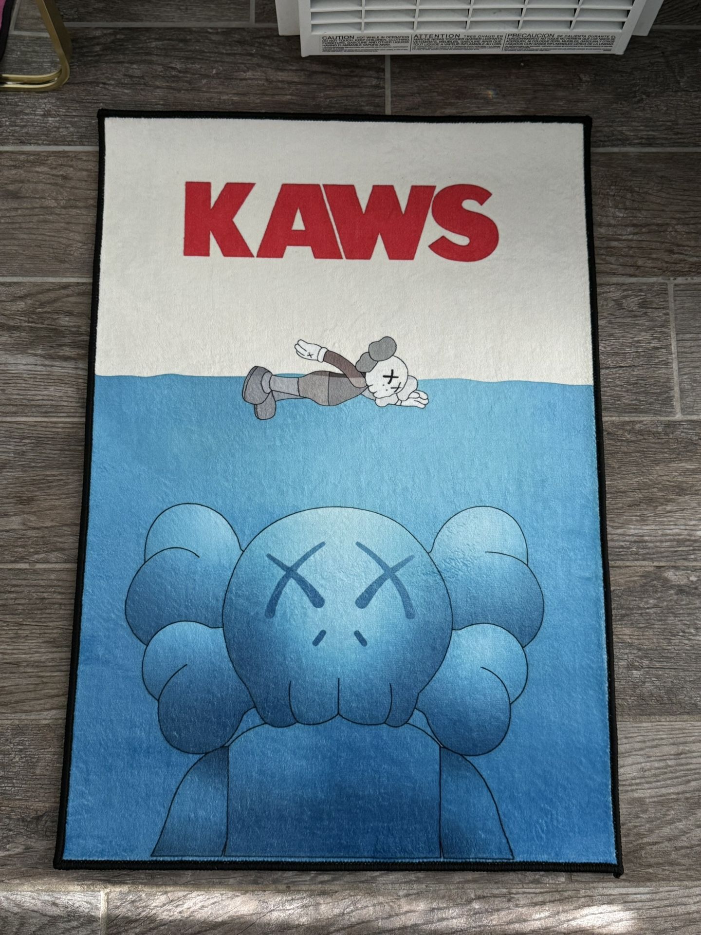 Jaws Kaws Custom Rug